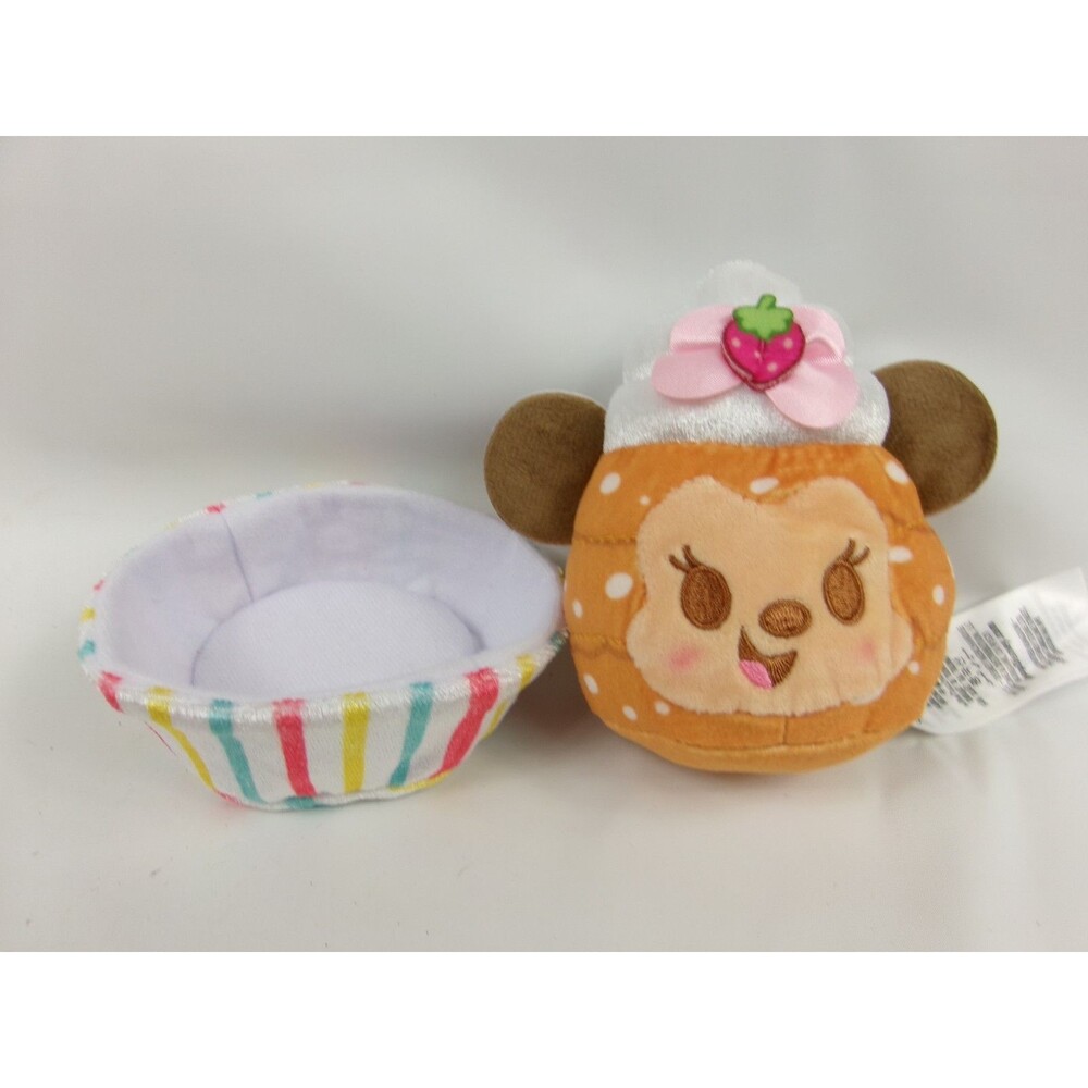 Disney Parks Munchlings Carnival Confections Plush Minnie Mouse Funnel Cake - Picture 2 of 7